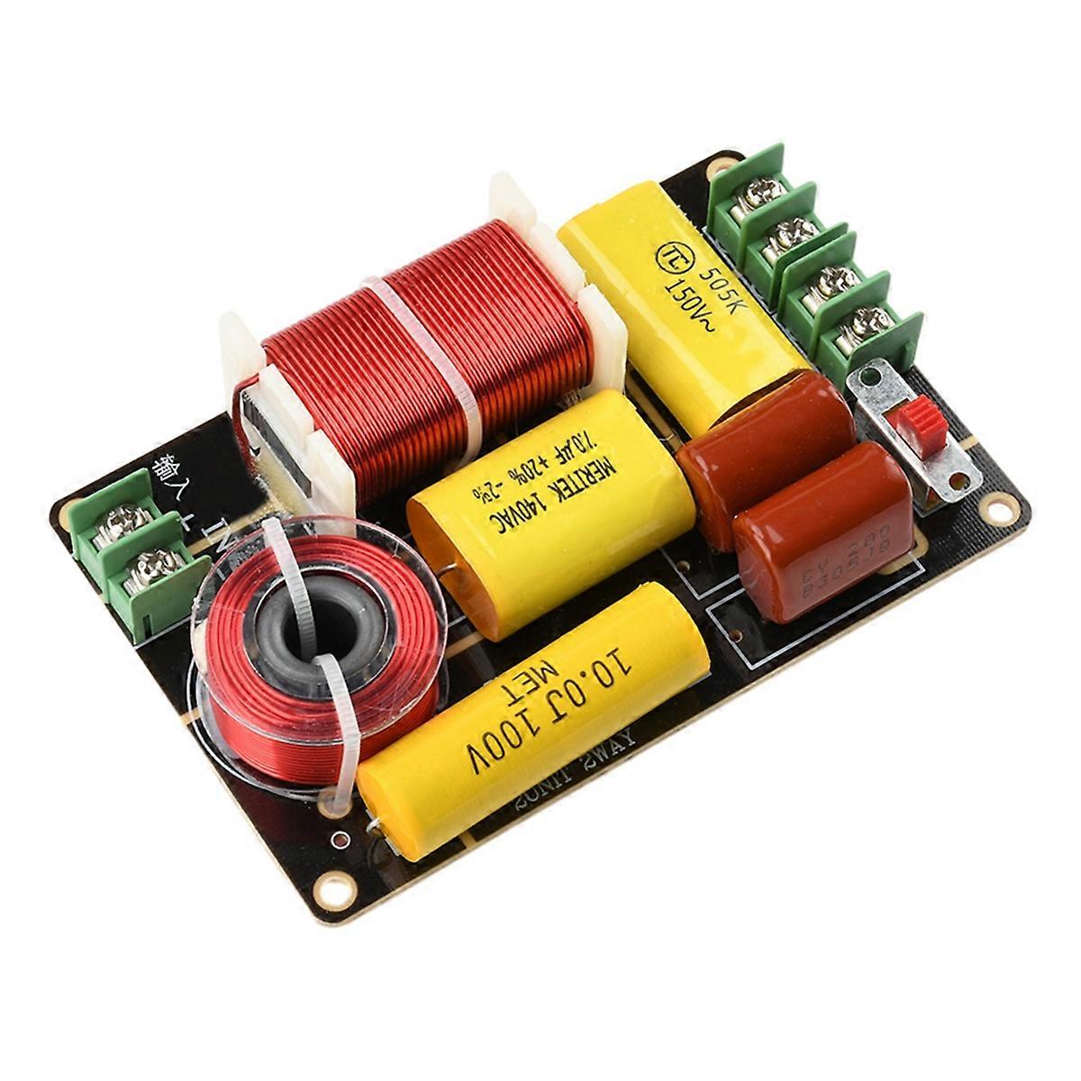 -250 2750/2800Hz 250W 2 Way Frequency Divider Tweeter Bass Crossover Filter Adjustable Audio Filter