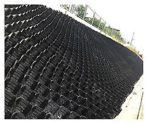 Geogrid for garden paths, driveway, stabilization, 10 cm thick, gravel, 855 kg per square meter, 2 x 6 m, durable