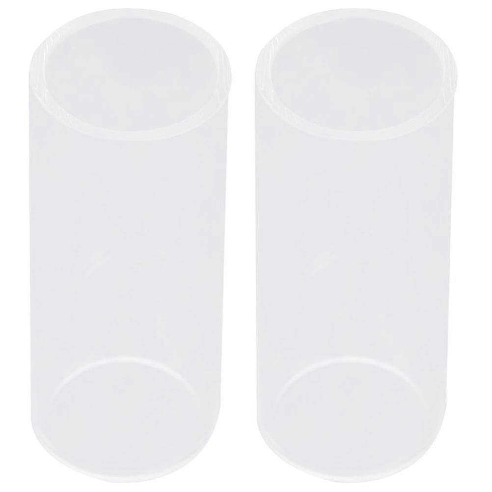 2PCS Pretty Guitar Glass Slides Glass Bottleneck Glass Guitar Slides 6cm