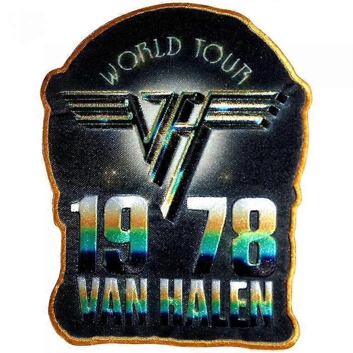 Van Halen World Tour 1978 Opstrijkbare Patch