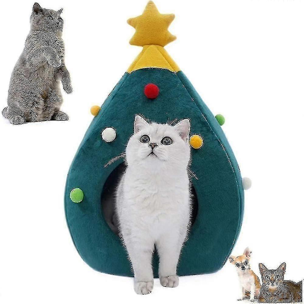Cat Bed Christmas Tree Two-in-one