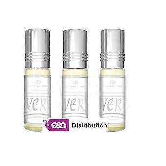 SET VAN 3 ZILVEREN GEPARFUMEERDE MUSKUSKLEUREN VAN AL REHAB - 6ML