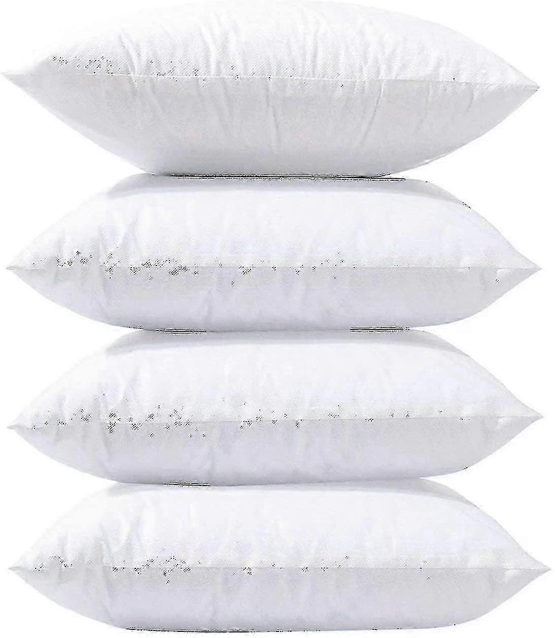 18 X 18 Inserti per cuscini, set di 4 inserti per cuscini decorativi ipoallergenici a forma quadrata divano Sh