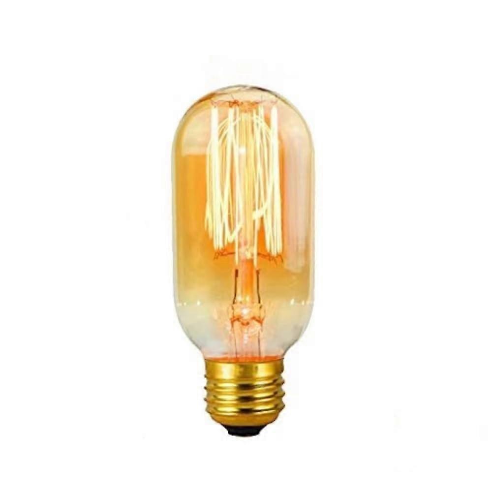 Bulb E27 220V 40W A19 A60 T10 T45 T185 ST64 G80 G95 Filament Incandescent Bulb (Color: T10 Filament)(T45 Filament)