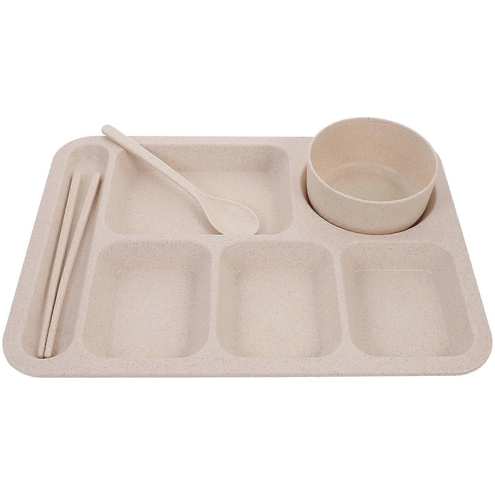 tableware, resistant toddler set with thoughtful sectioned dishes and tools