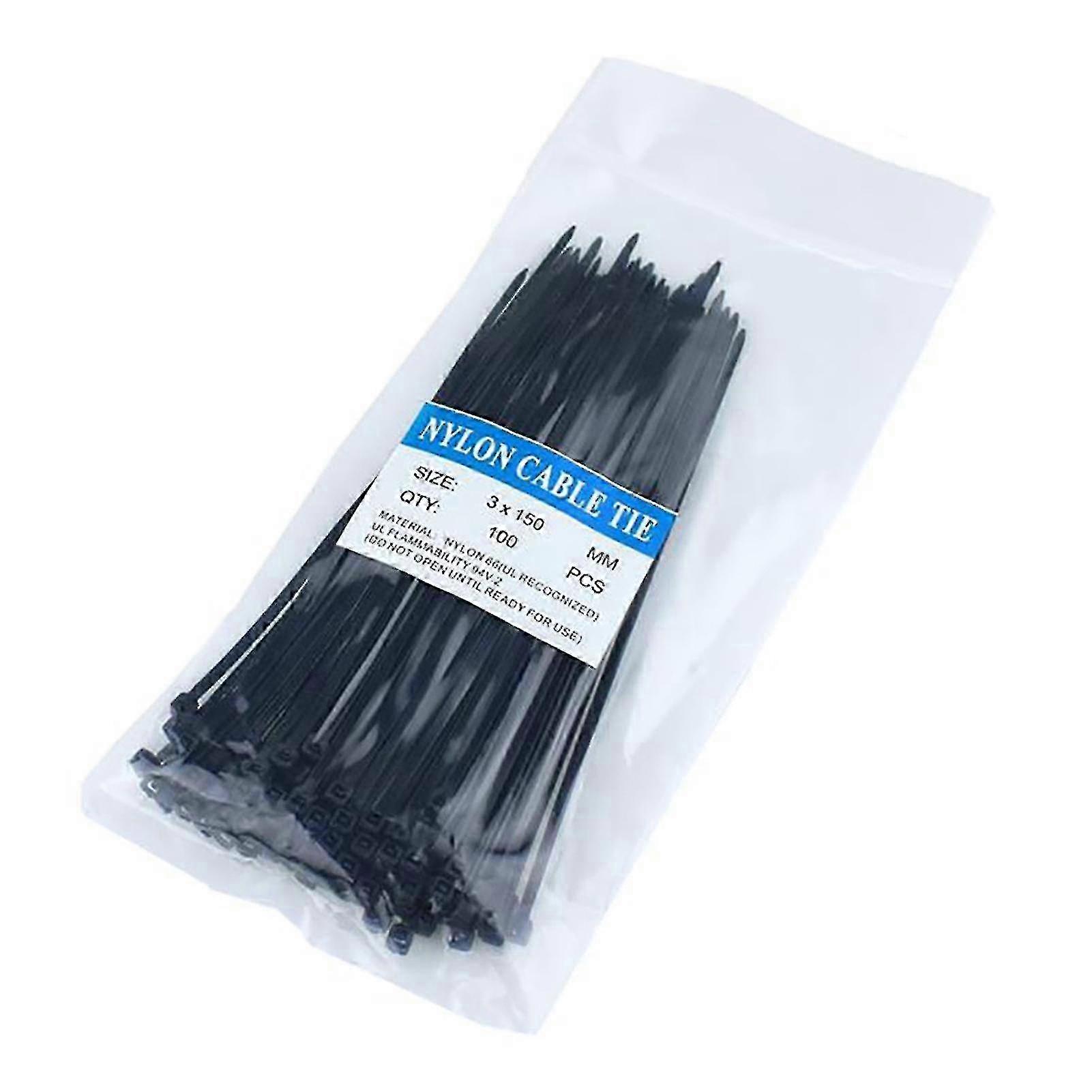 2025 100pcs Set of 7 - Color Self - Locking Heavy - Duty Cable Ties with Good Insulation for Home