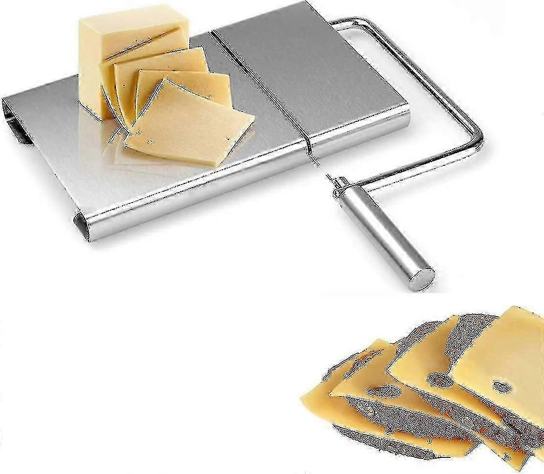 Cheese Slicer With Wire Stainless Steel Cutter Compatible With Hard And Semi Hard Chees