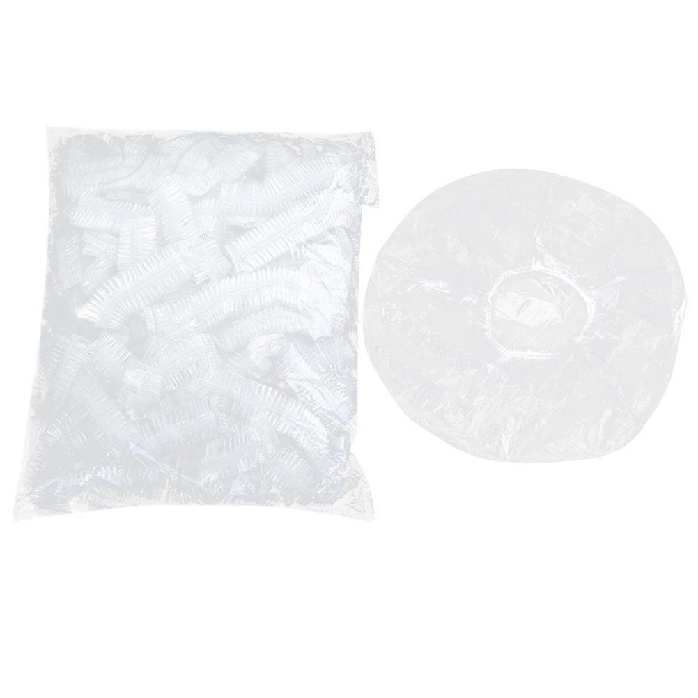 Salon Home Wearing Waterproof Shower Caps Stretchy PE 300Pcs