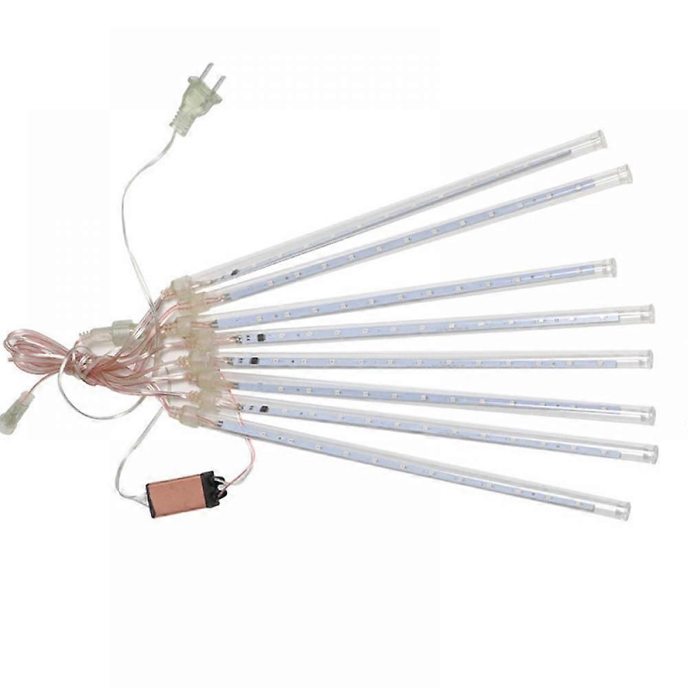Plug-in Meteor Shower light strip patch color lamp tube ice cone flow outdoor lighting decorative color light meteor light string