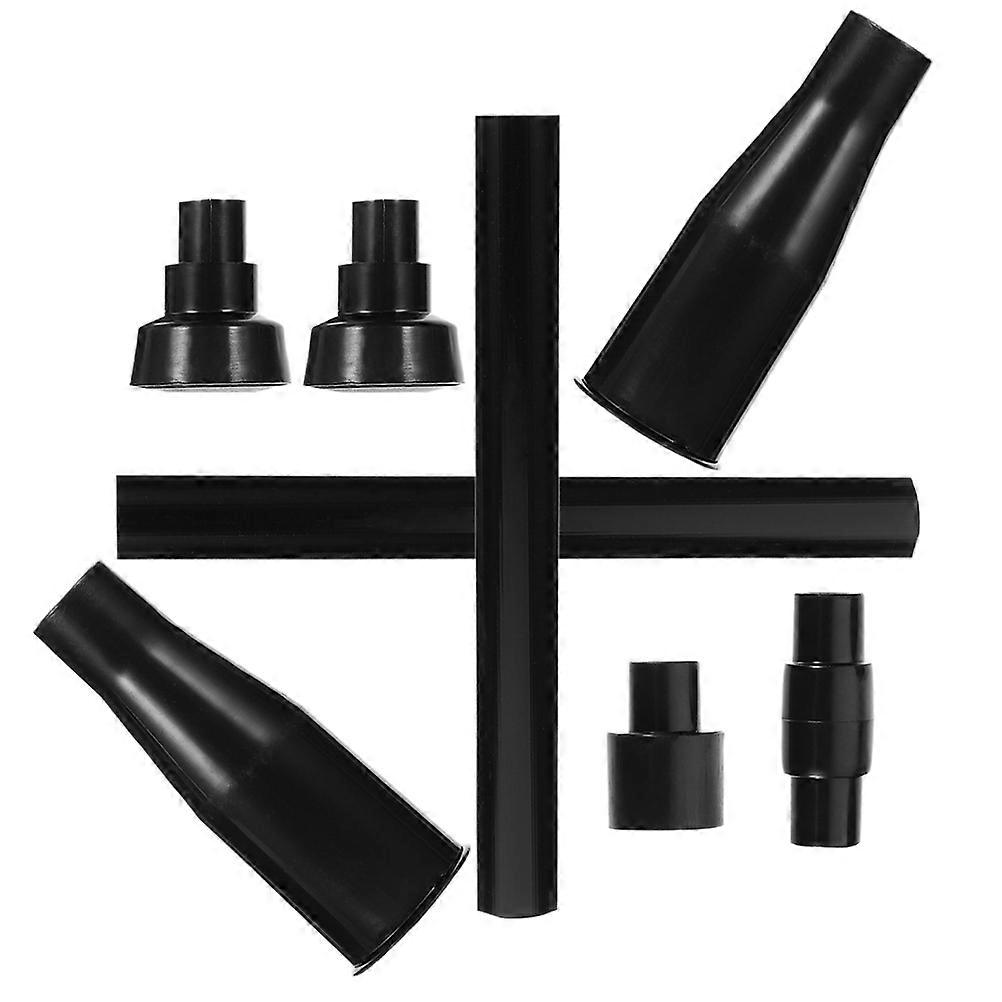 Garden Pond Accessories Plastic Fountain Nozzle For Home Use Fountain Setup Impressive Water Flow Black Color 8Pcs
