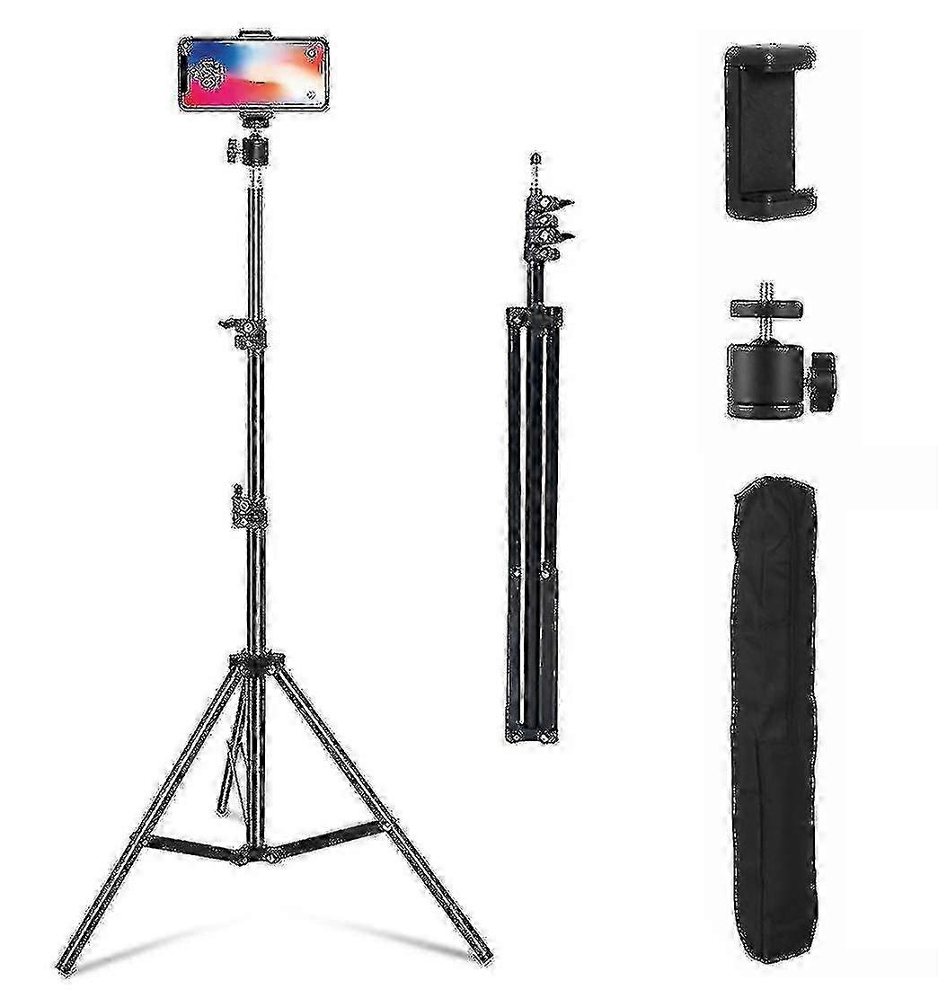 Adjustable 1.6m Tripod Stand Mobile Phone Camera & Holder With Carry Bag Hk SZRH A-F