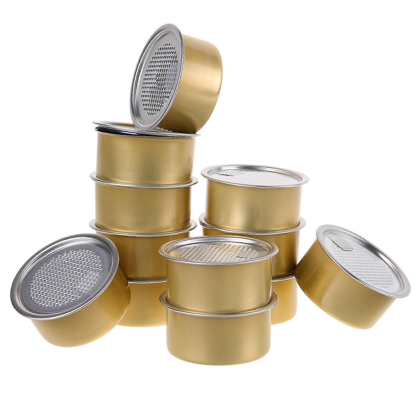 Dog Food Can Small Pet Food Container Simple Appearance Aluminium 12Pcs