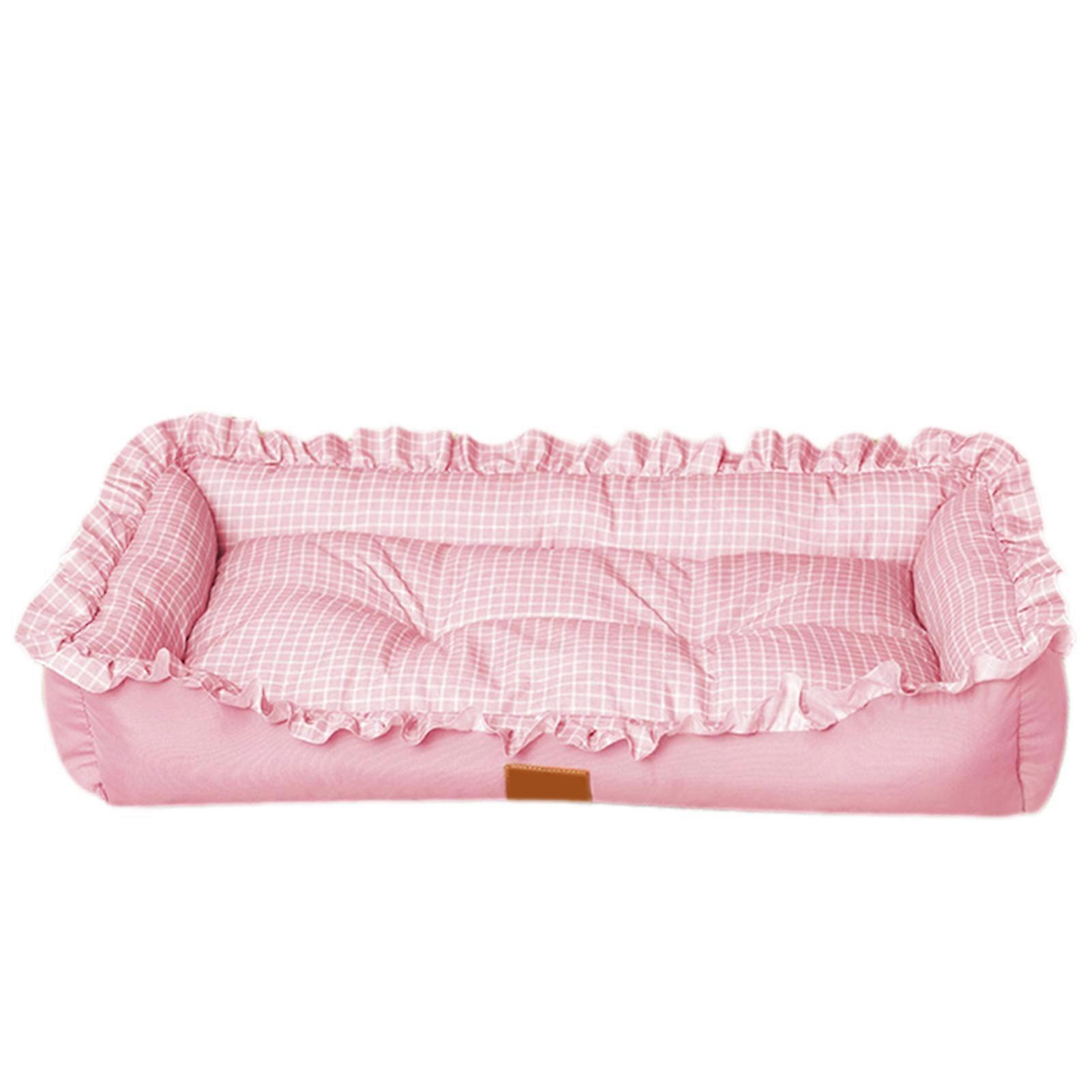Summer Dog Bed with Anti Slip Bottom Washable Soft Pet Bed for Small Dogs Cats