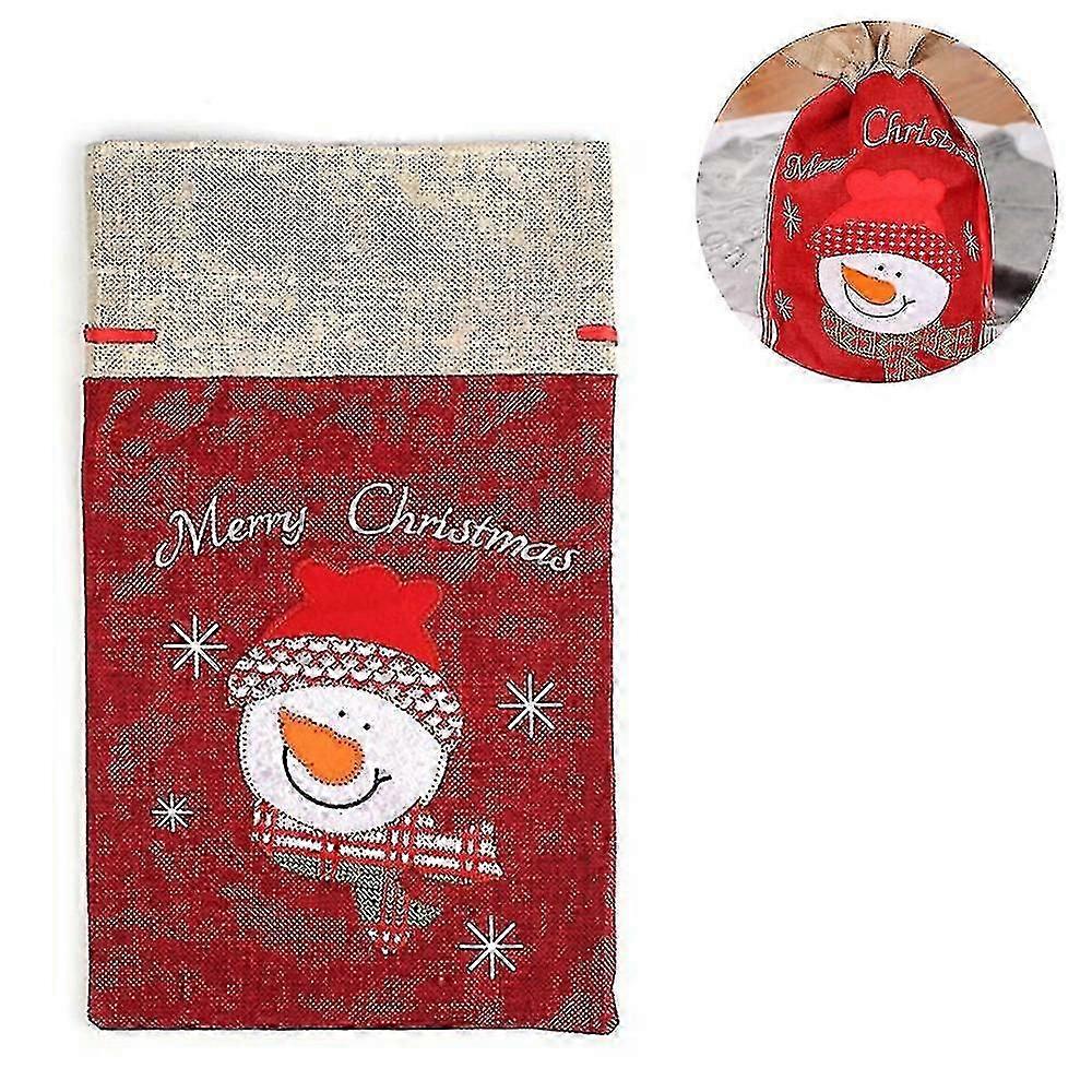 Christmas Gift Bag, Jute Bag