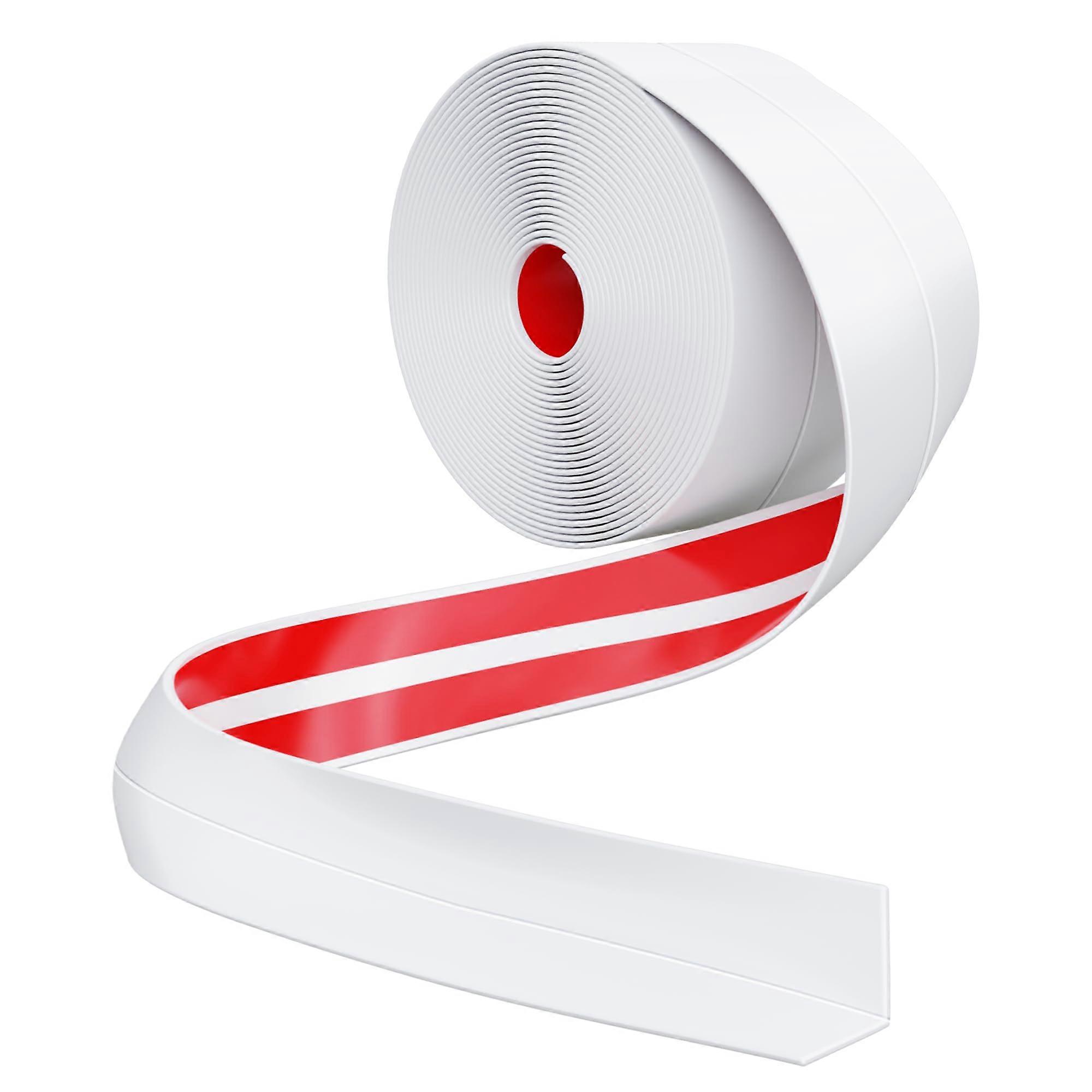 Self-Adhesive Sealant,White Silicone Seal Roll 4M x 3.8cm