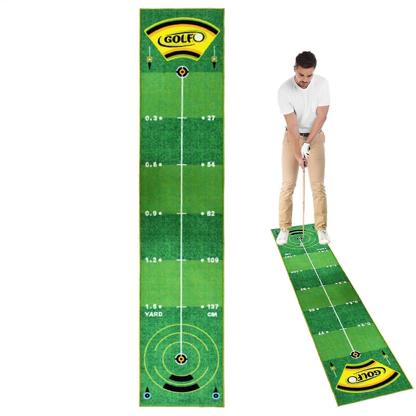 Golf Putting Training Matte, 1.6x7.8 feet, improve putting skills, antislip