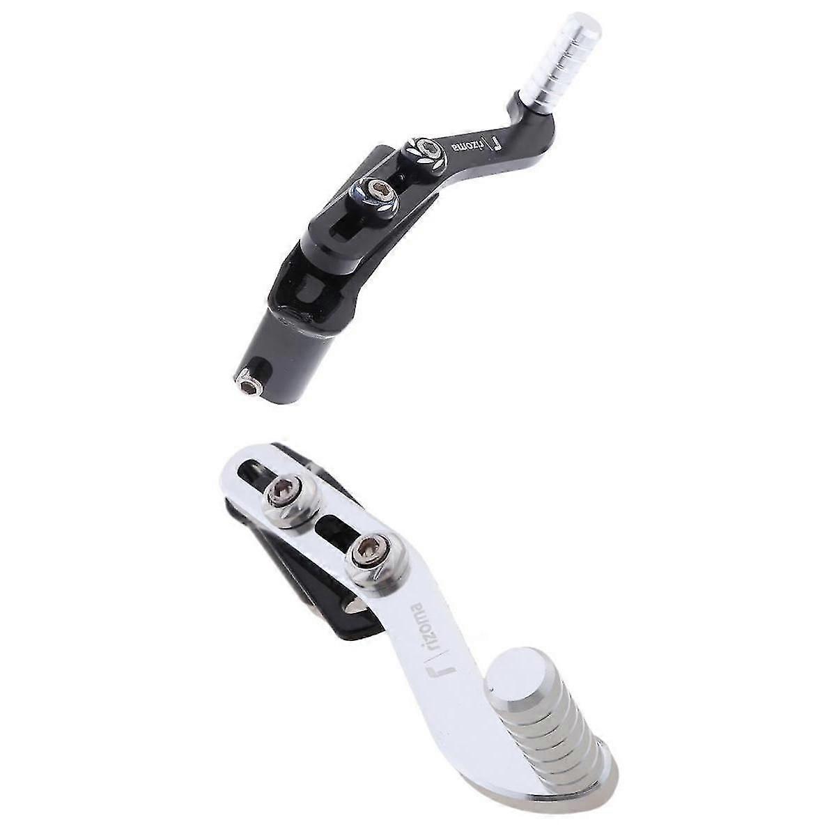 CNC Alloy Folding Gear Shift Shifter Lever for Motorcycle Black+Silver