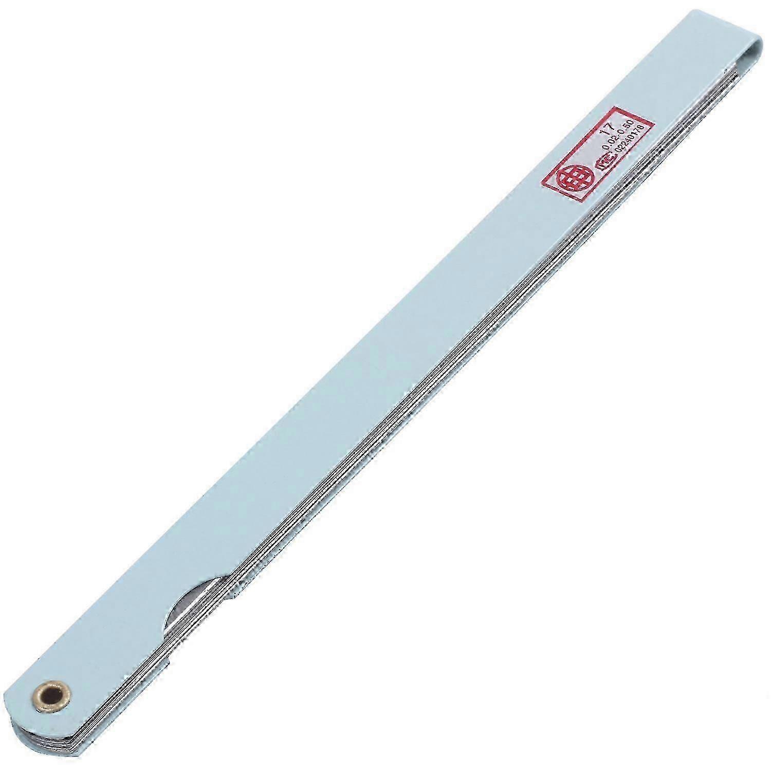 200 mm lang 17 blader 0,02 mm-1,0 mm avstand tykk målefølermåler