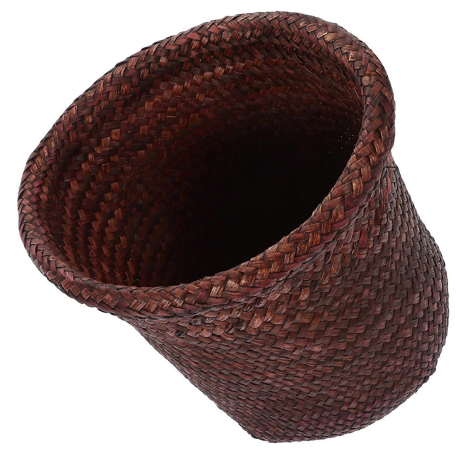 1pc Seaweed Woven Plant Holder for Flower Pot Container