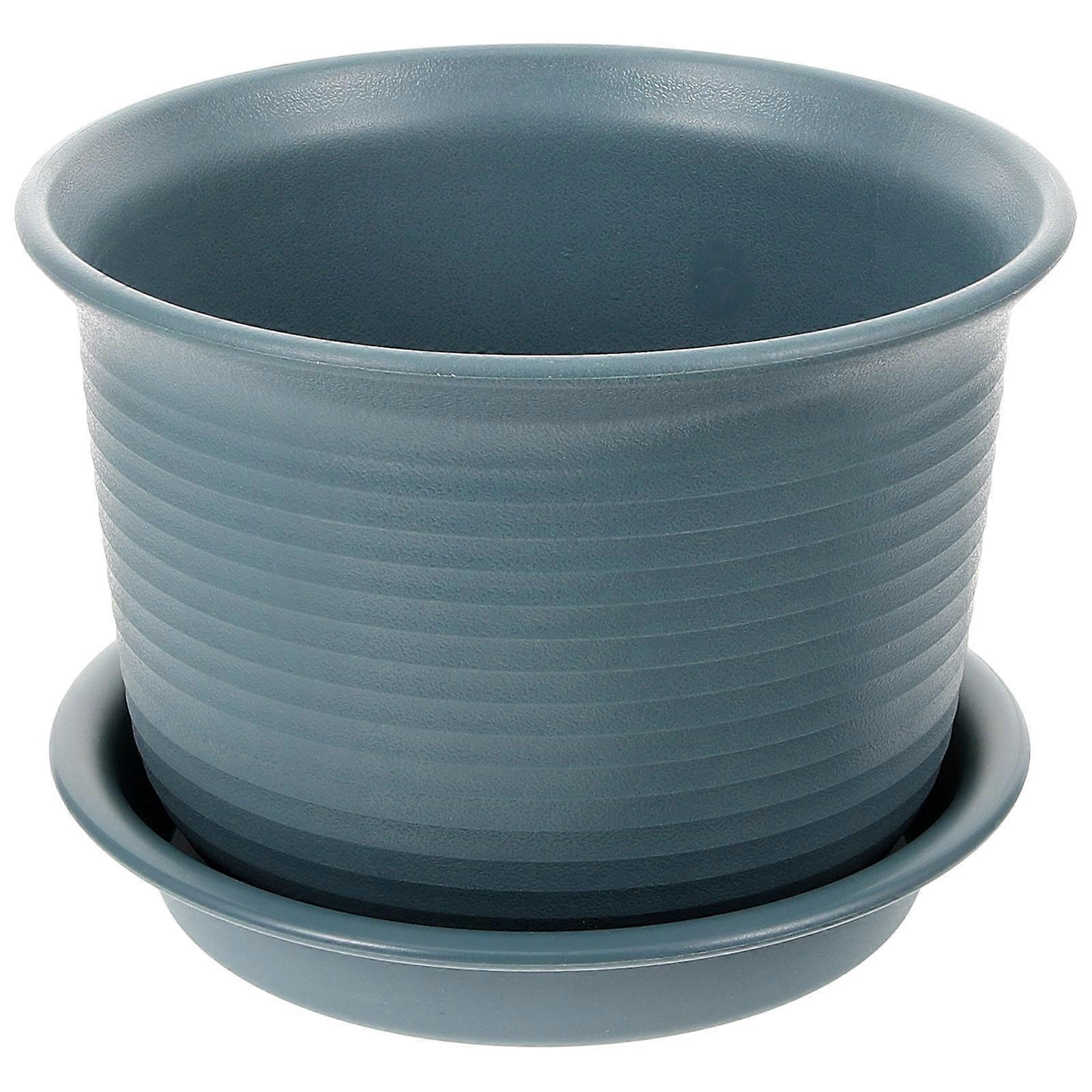 Outdoor Planter Pots Colorful Plastic Plant Pots Planter Thickening Resin Flower Nursery Pot Garden Home Decor .00X21.00X15.00CM 1Set