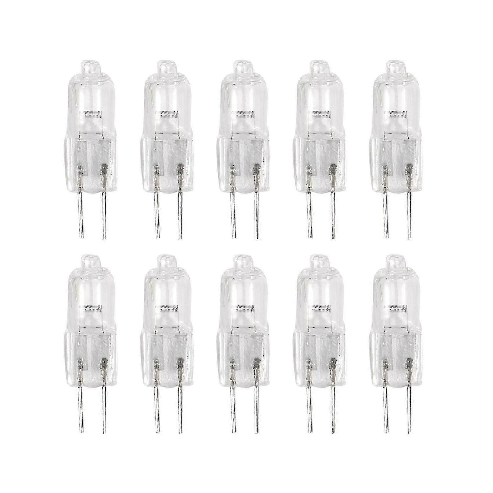 10 Pcs, 12v 35w G4 Halogen Pin Lamp, Warm White
