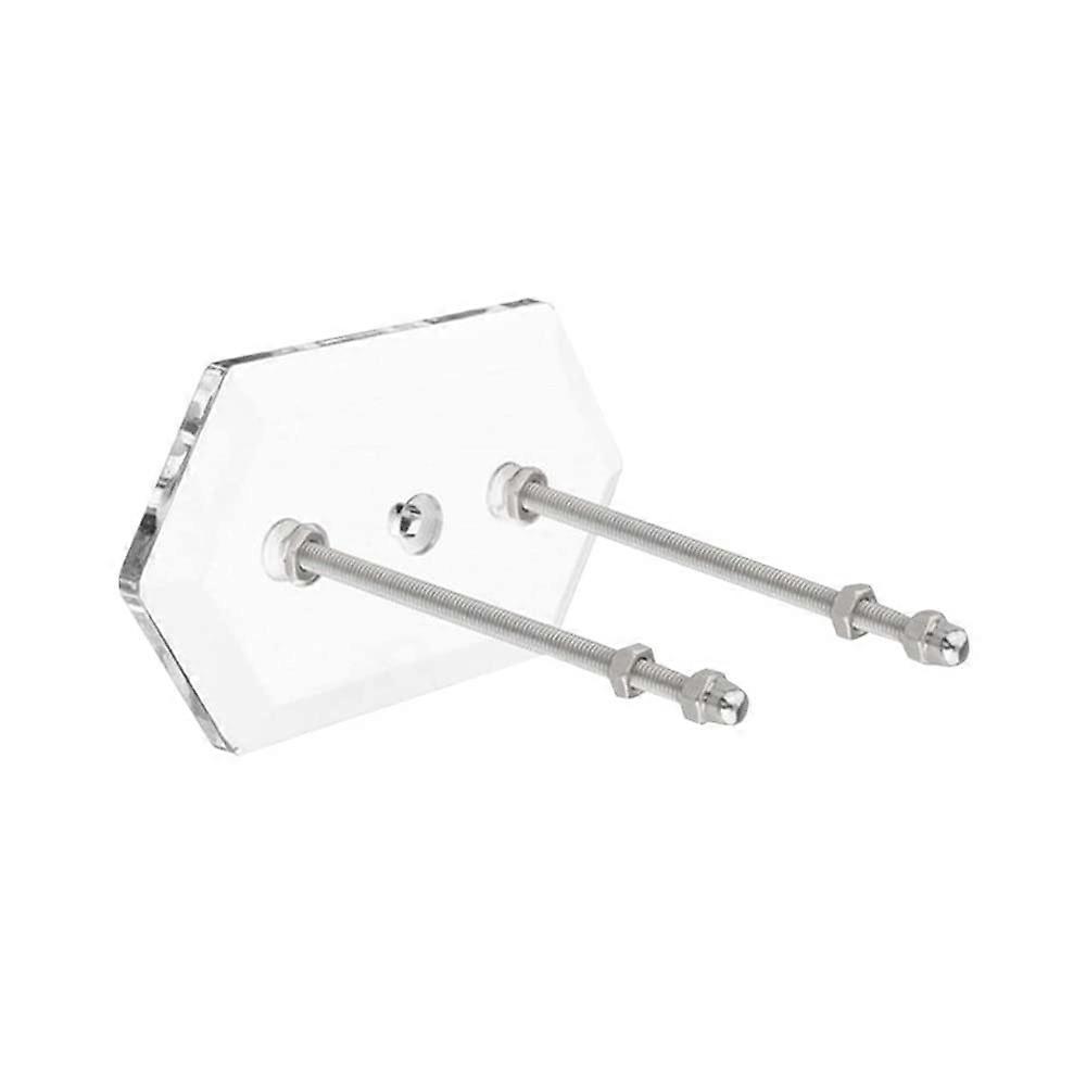Skateboard Wall Mount Clear Acrylic Deck Hanger Storage Rack for Longboard, Wall Shelf, Transparent Design