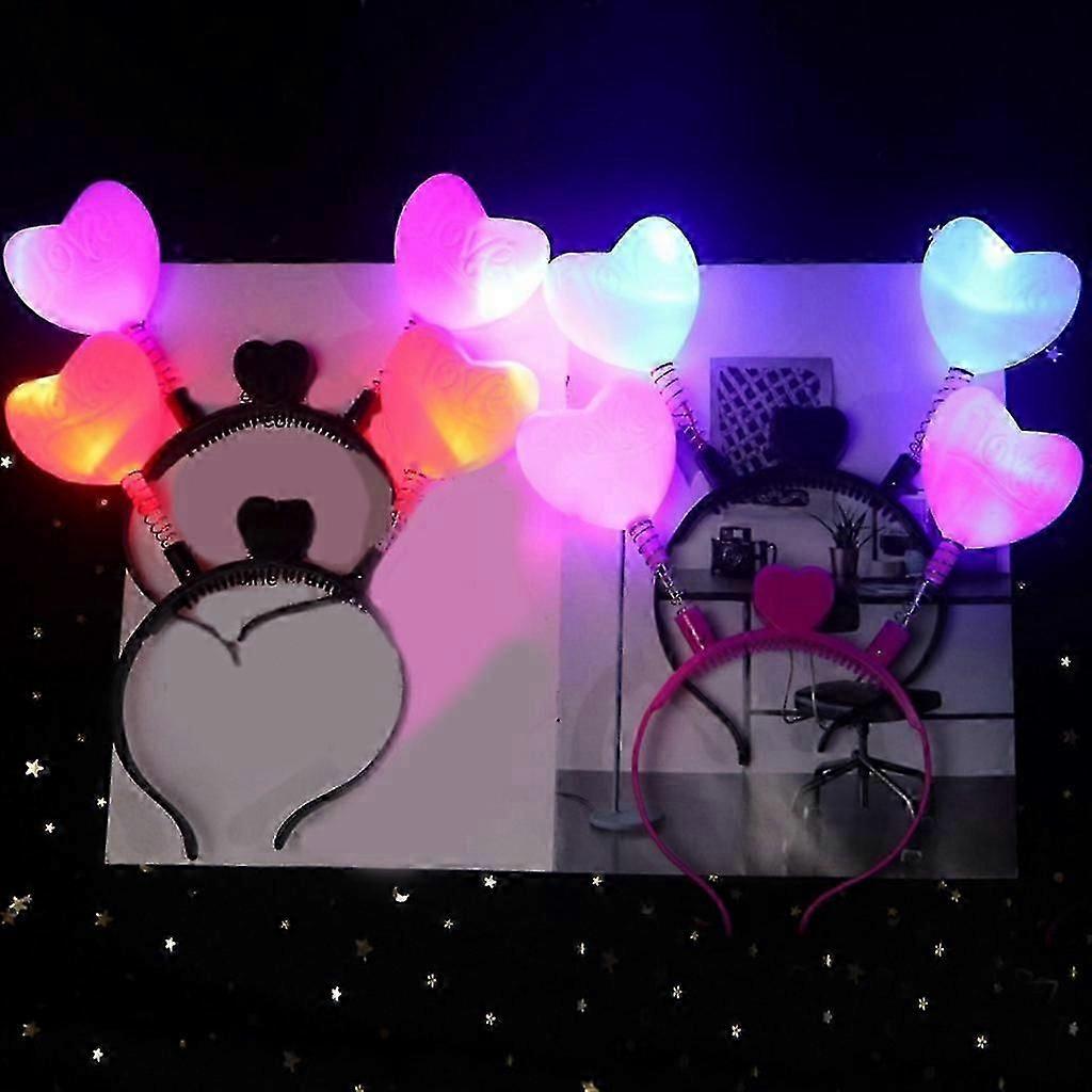 Mädchen Multiple Shape LED Haarband für Erwachsene Halloween Konzerte Party Stirnband