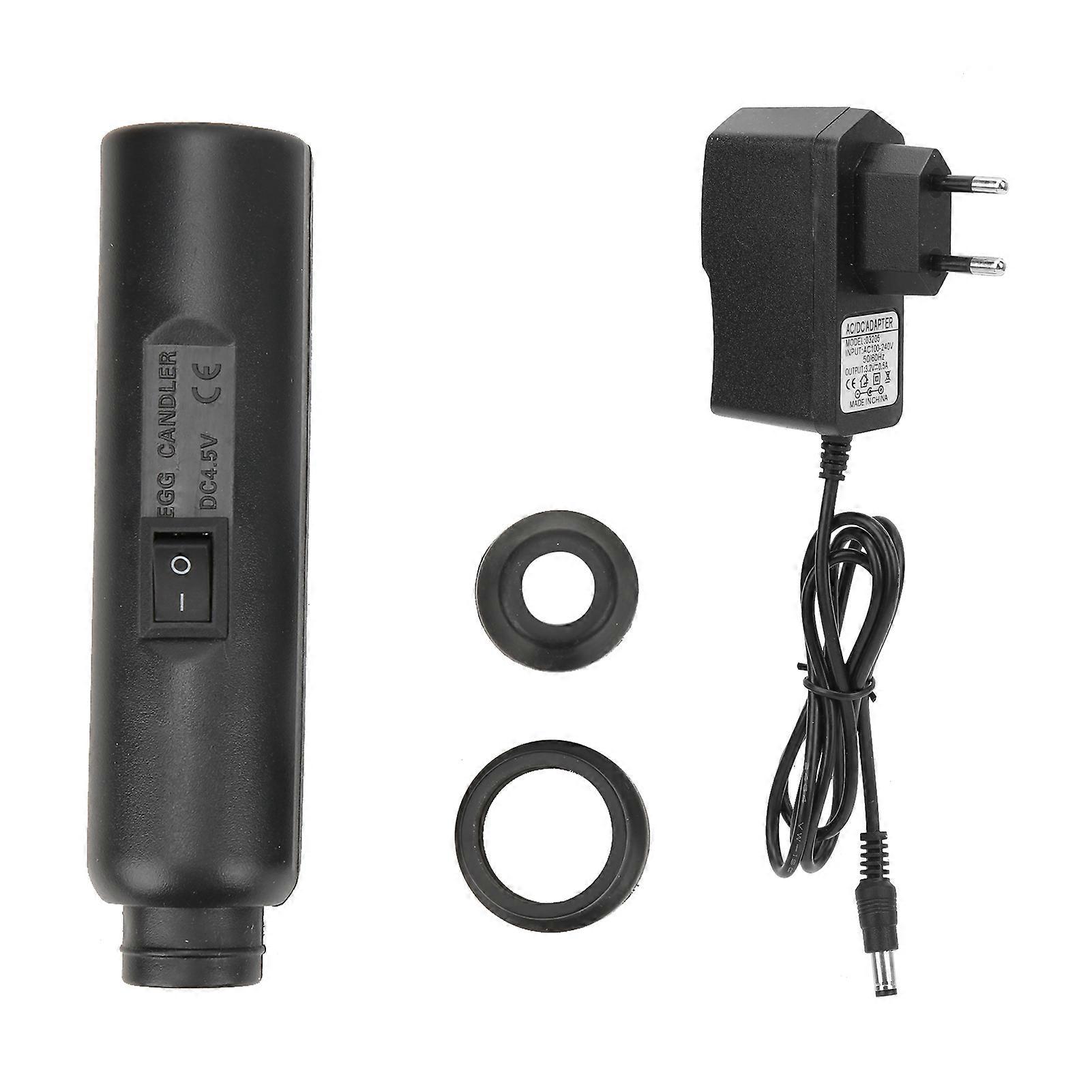 Egg Candler Tester Cool LED Light Rechargeable Egg Monitoring Tester with Extension LineEU Plug