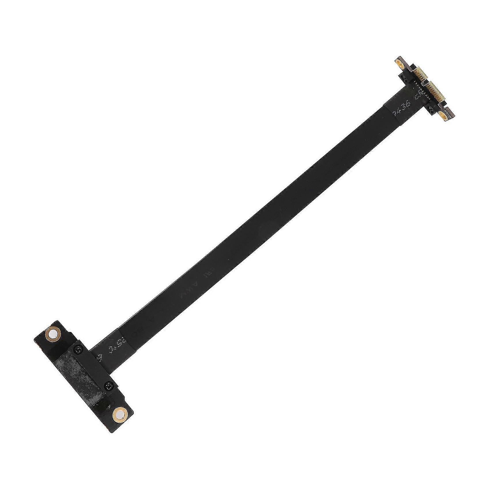 Dual Right Angle Extension Cable for PCIe 3.0 X1 to X1, 8Gbps 20cm PCI Riser Card Suitable for Various Brands