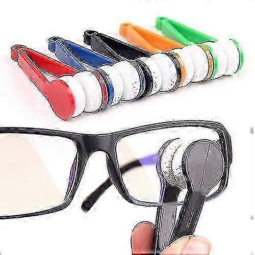 5pcs Mini Double Sided Microfiber Glasses Brush