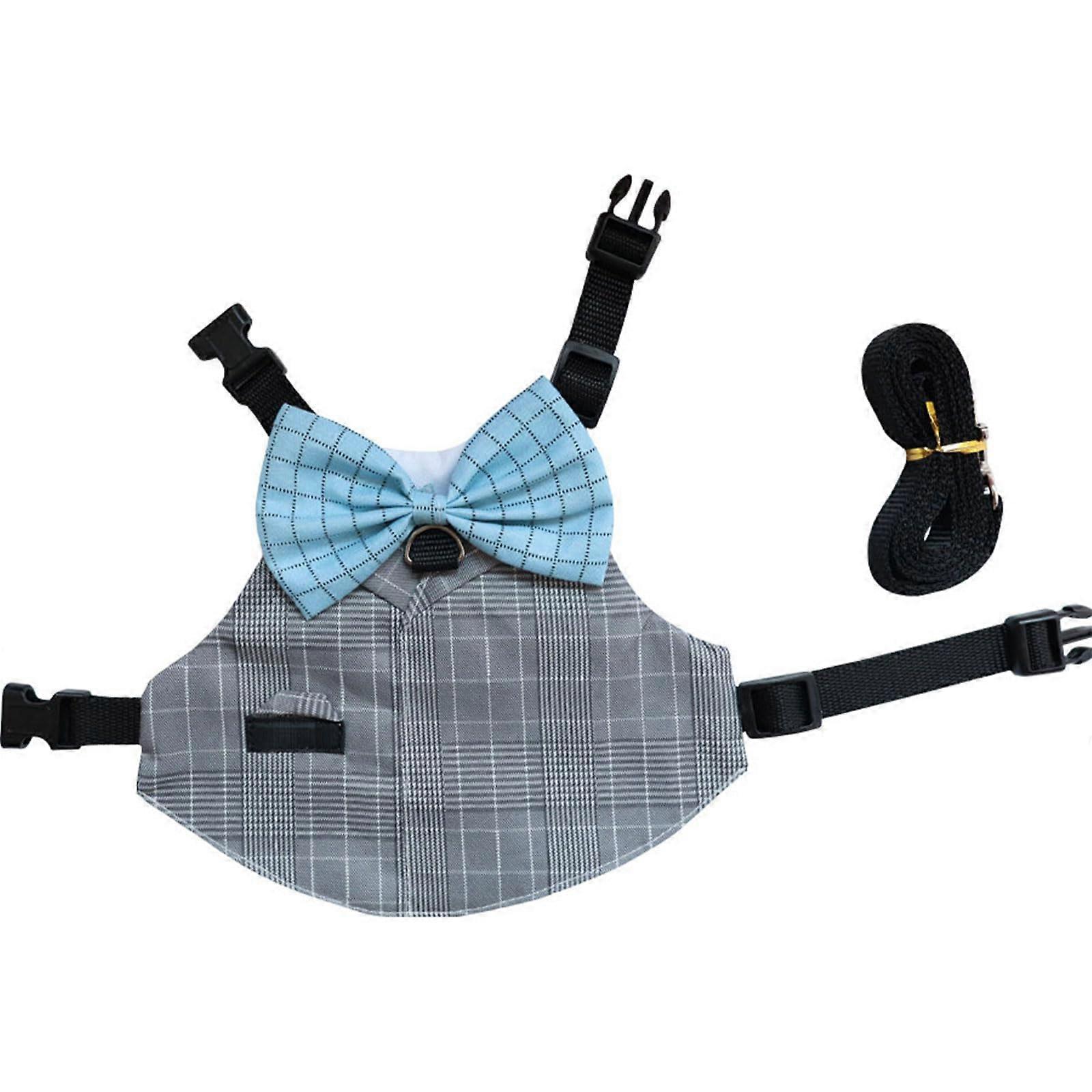 Adjustable rabbit harness, elastic leash for rabbits, vest, easy control, rabbit harness, leash, rabbit suit