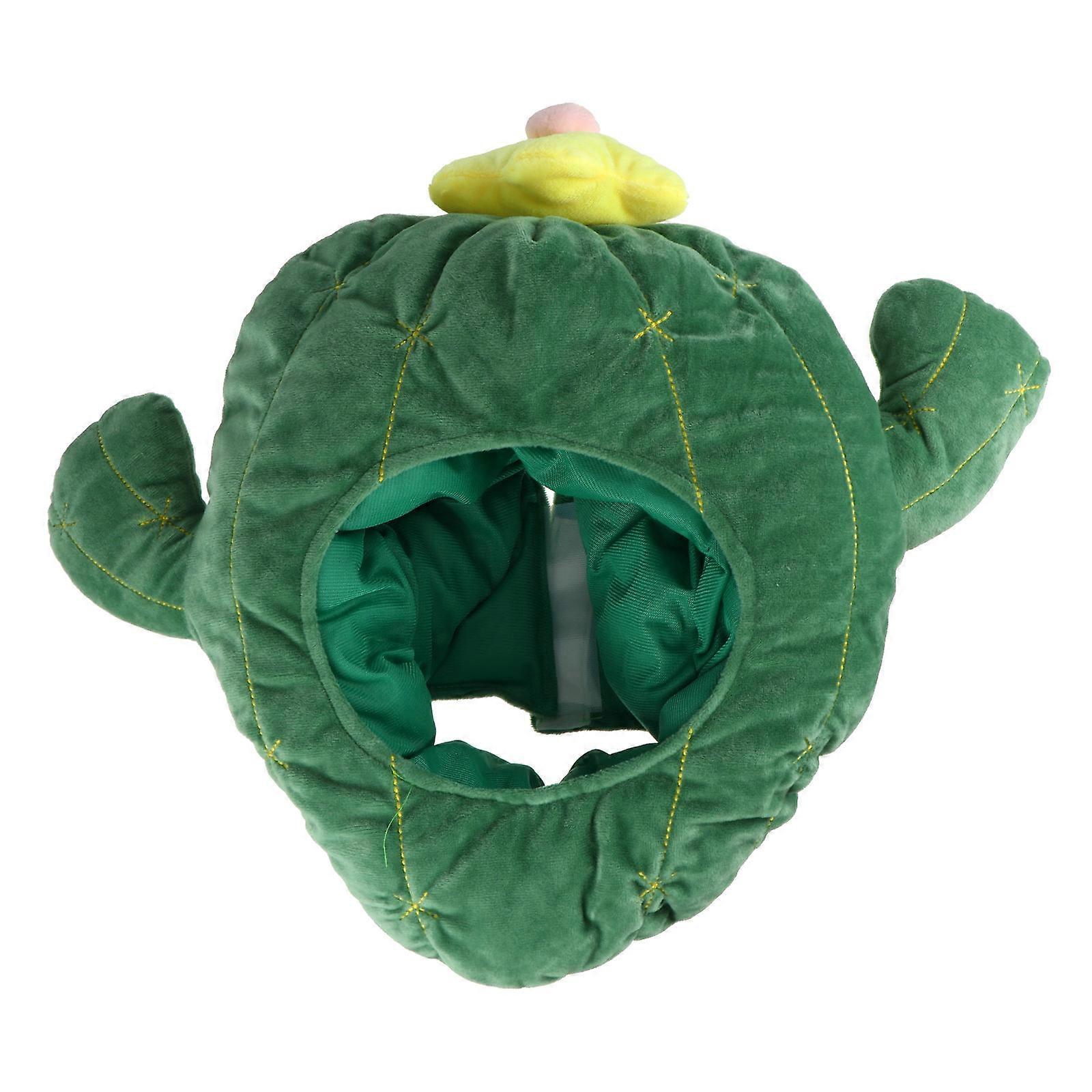 Cactus Plush Hat for Cosplay & Stage Performance – Adorable, Comfortable & Easy to Clean Party Accessory for Adults
