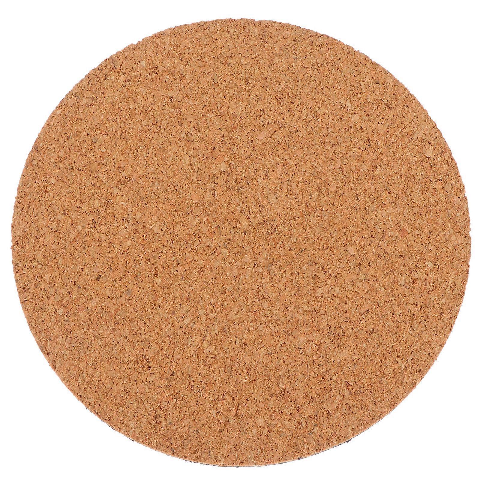 Gardening Cork Coaster Plant Pot Saucers Indoor Planting Cork Protective 4 Inches Diameter 1Set