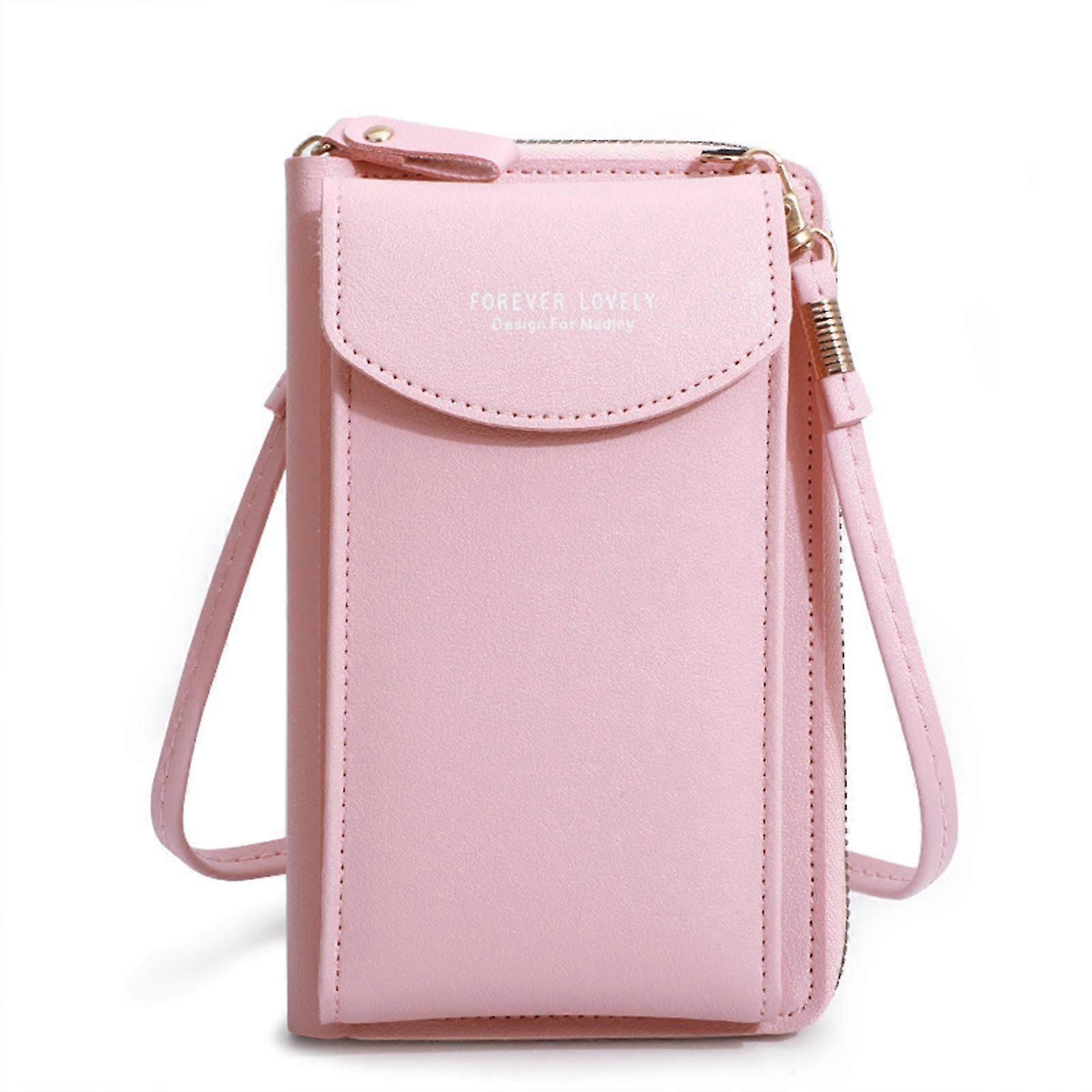 بو الجلود حجب حقيبة الهاتف الخليوي كروسبودي للنساء محفظة محفظة، محفظة الهاتف الخليوي كروسبودي الصغيرة للنساء