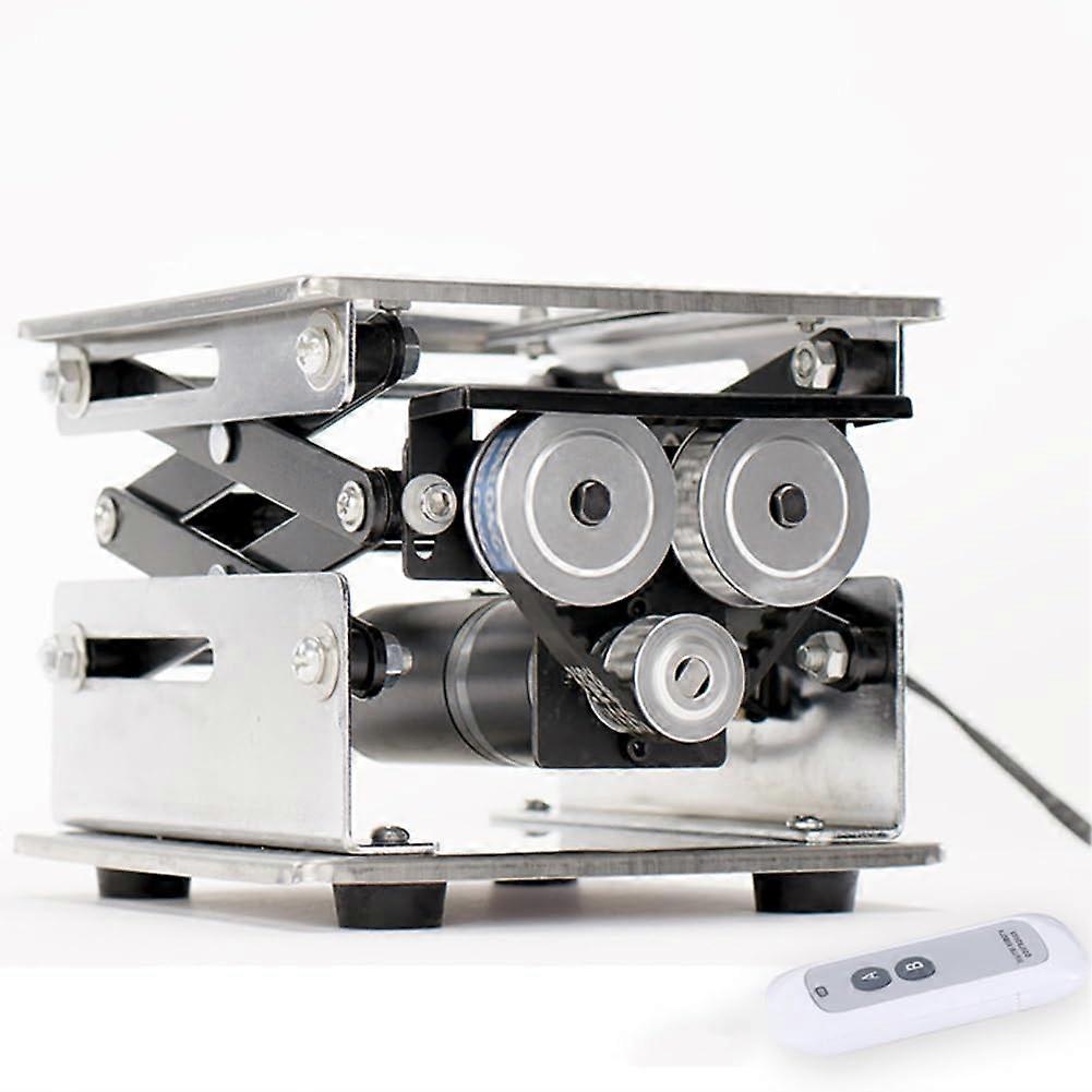 Electric lifting platform, small lab stand with remote, 10 kg capacity (20*20cm)