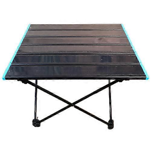 29Cm Black Portable Folding Camping Table With Storage Bag