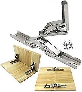 2pcs 90 degree folding door/shelf hinge hidden bracket