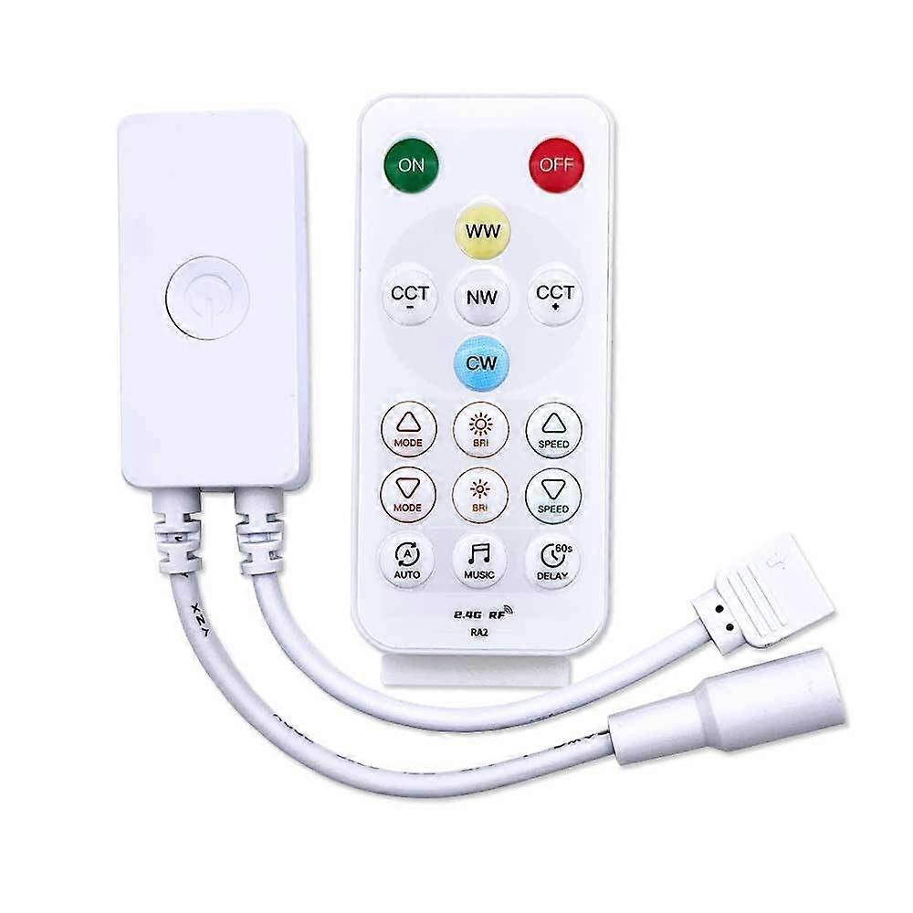 SP642E PWM CCT 2.4G Bluetooth LED Controller DC5V DC12V DC24V with FCOB CCT Tunable Remote App Control Music Mode