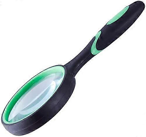 Lupe, magnifying glass, thick glass lens, reading, 10x, magnifier, color, rubber, antidrop, magnifying glass, marriage