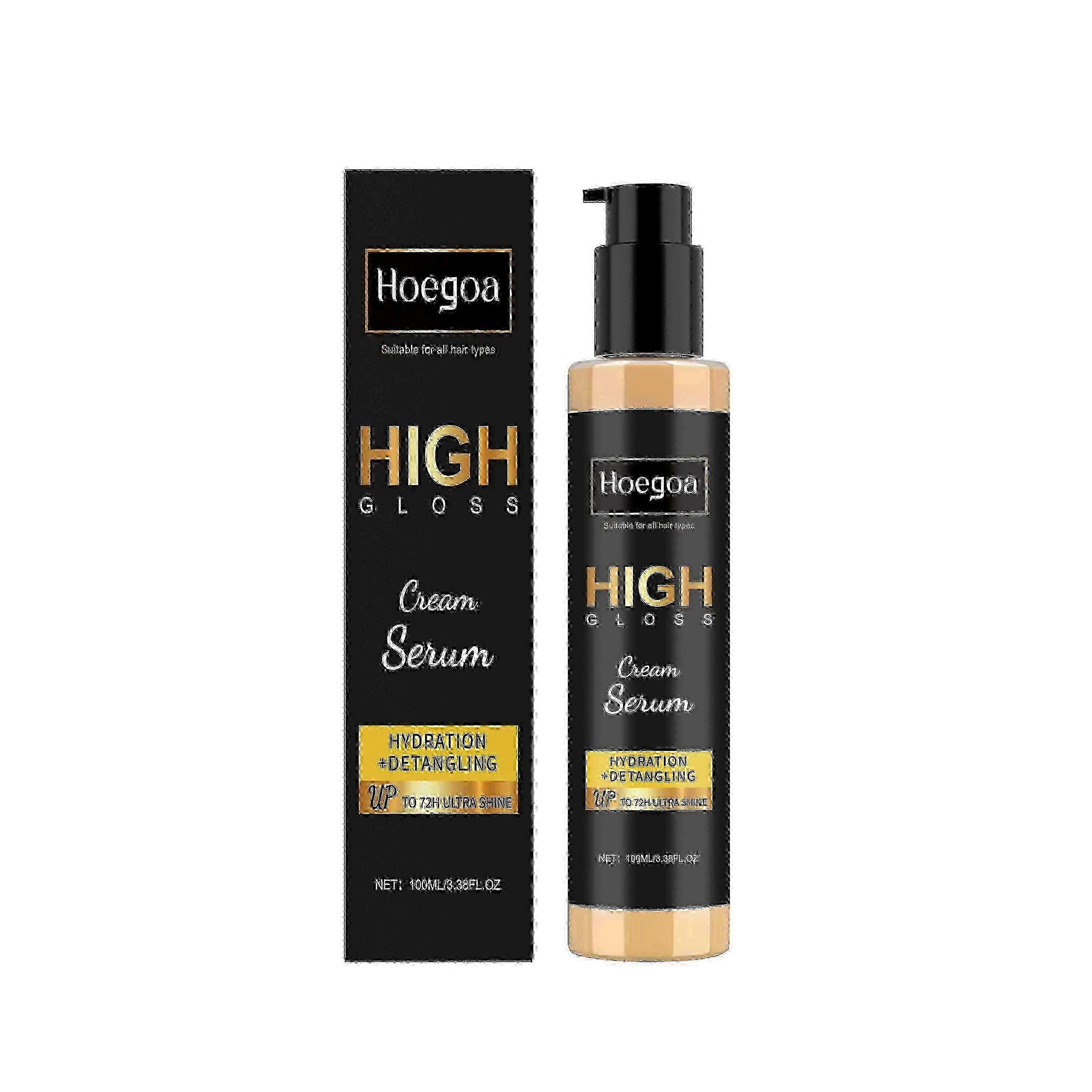 Hoegoa Smooth and Soft No-Wash Conditioner, Soft and Anti-Frizz, Gentle and Nourishing Hair, Light No-Wash Conditioner