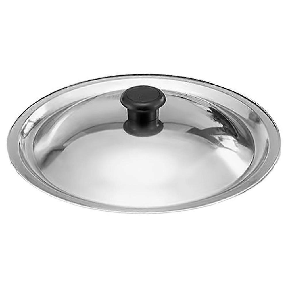 Lid For Cooking Universal Steel Pot Lid Steaming Sealing Skillet 29.5cm Silver Versatile Design 1Pcs
