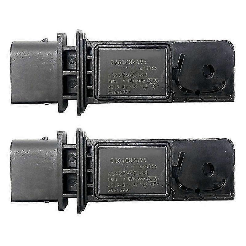 2x bil luftflödesmätare sensor masssensor 0281002695 A6420940148 för