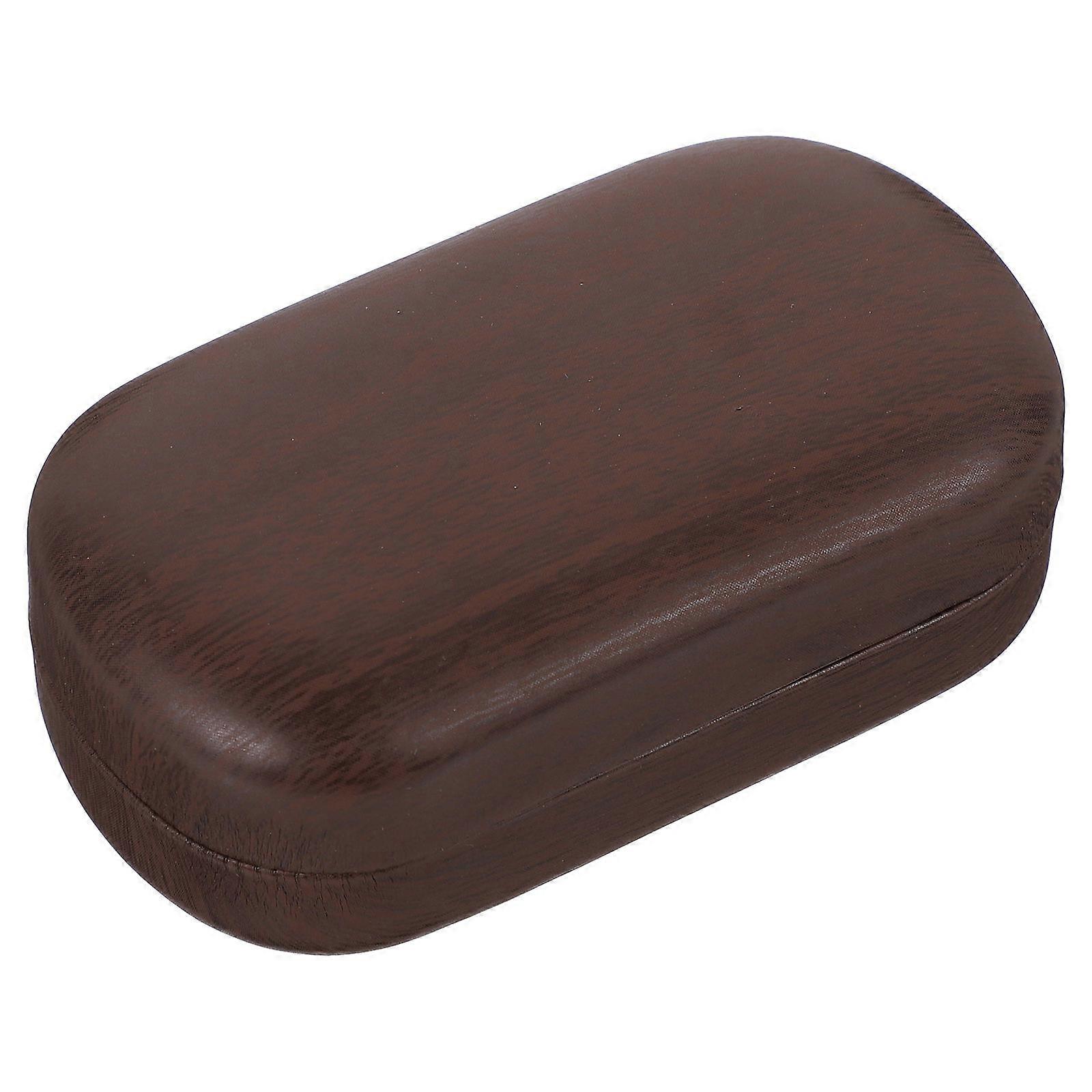 Portable Eye Lens Case with Leak Proof Holder for Safe Storage – Vintage Grain Design Suitable for Travel and Outdoor Use
