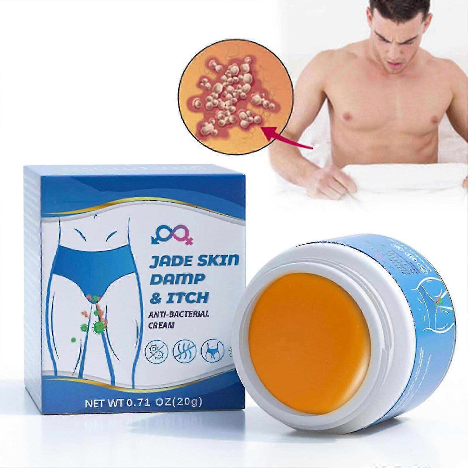20g Mens Private Part Itching Cream, Anti-bacterial Body Cream for Skin Anti Itch Moisturizing Lotion