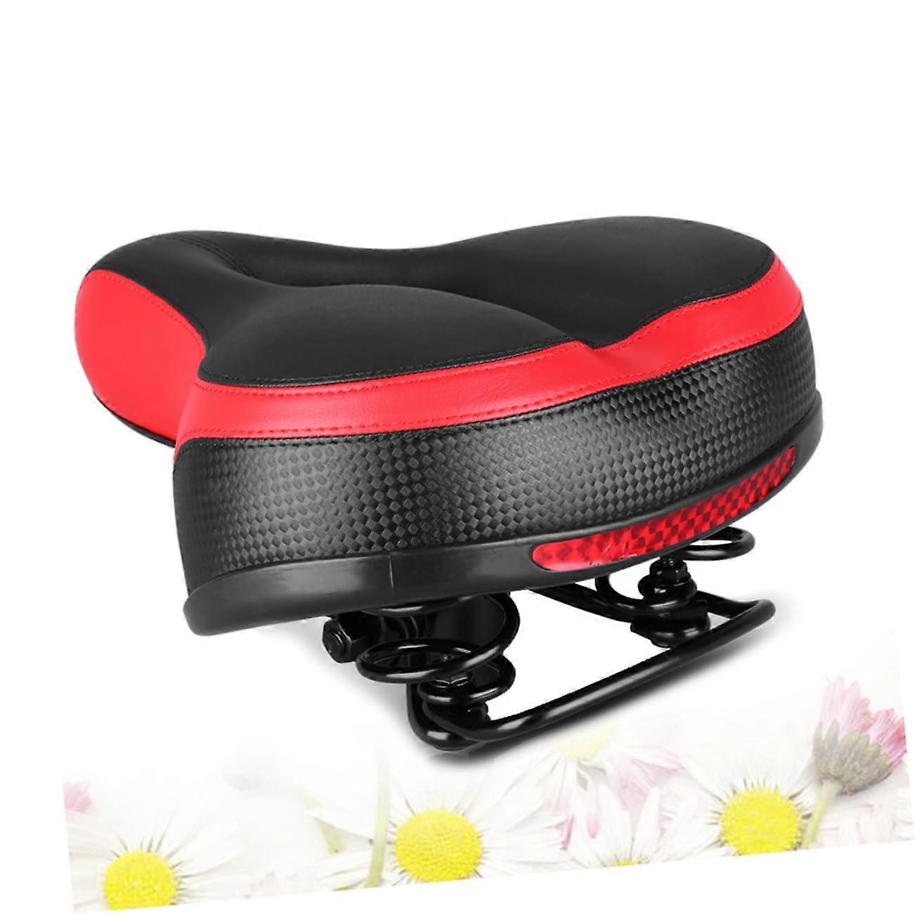 Soft Sponge Saddle with Reflective Stickers for Rear Light for Comfortable Riding