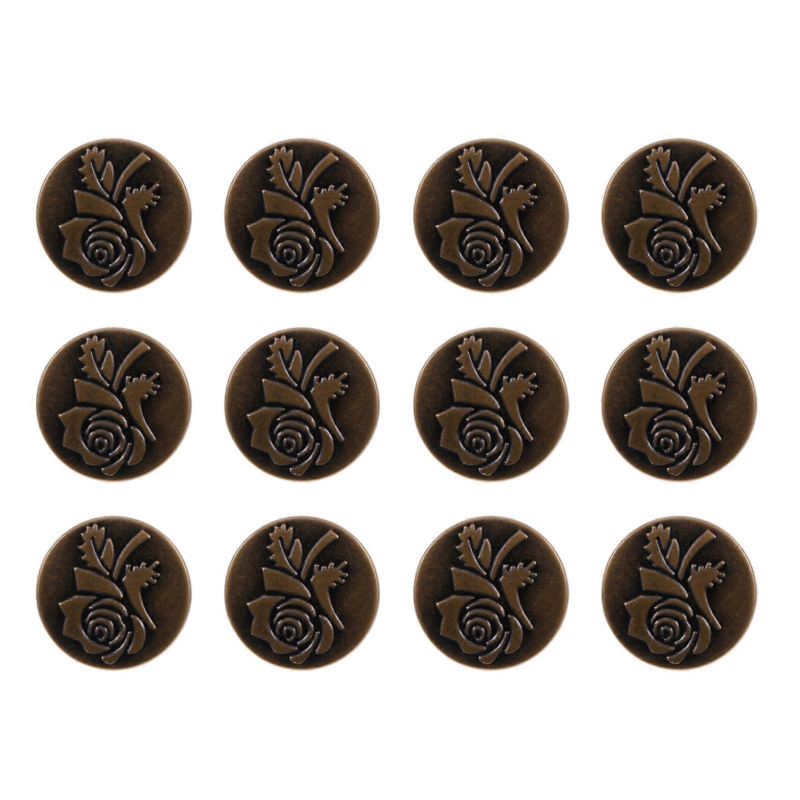 12pcs Adjustable Alloy Jean Buttons for Pants Waistband Expansion, , Instant Clip On and Removable for Waist Adjustment