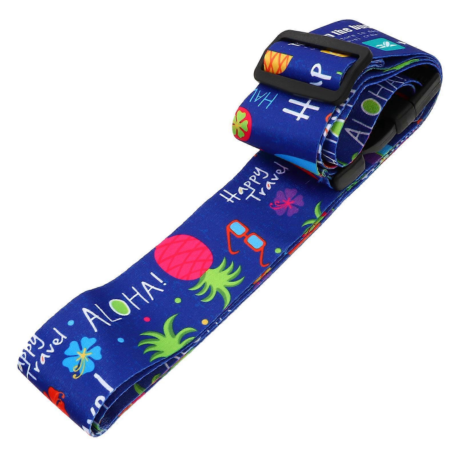 Durable Heavy Duty Luggage Tie Down Strap for Travel Packing Sturdy Buckle Design for Secure Suitcase Lashing