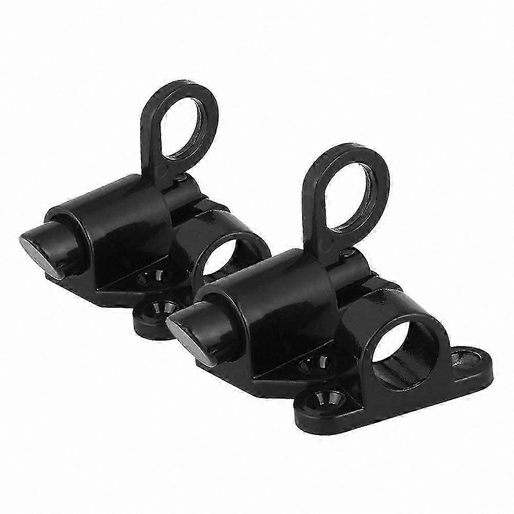 2er-Pack Hochleistungs-Federriegel aus Metall: Sicherer Selbstverriegelungsmechanismus für Türen und Fenster, einfach zu installieren, langlebiges wetterfestes Design