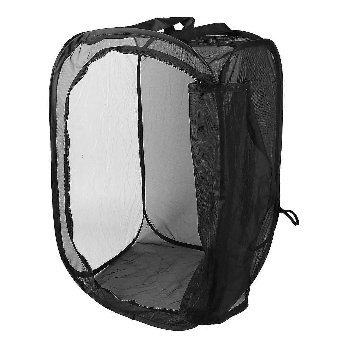 Butterfly Habitat Cage Fun Cage Non-Woven Material Insect Hatching Educational Use Children 23.6×15.7×15.7in 1Set
