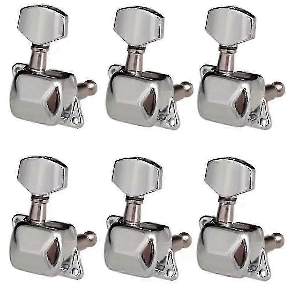 6r semiclosed guitar tuning peg keys tuners machine electric guitar part replacement musical instrum p